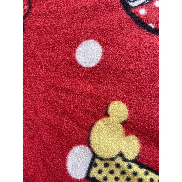 Disney Minnie Mouse Blanket  58 in x 66 in, Red Disney Fleece Bedroom - Picture 9 of 13